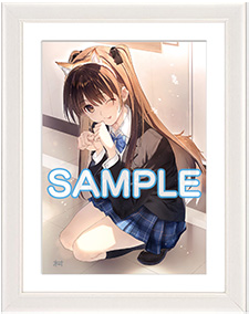 『WHITE ALBUM2』なかむらたけし箔押しサイン入り描き下ろし複製原画「小木曽雪菜」